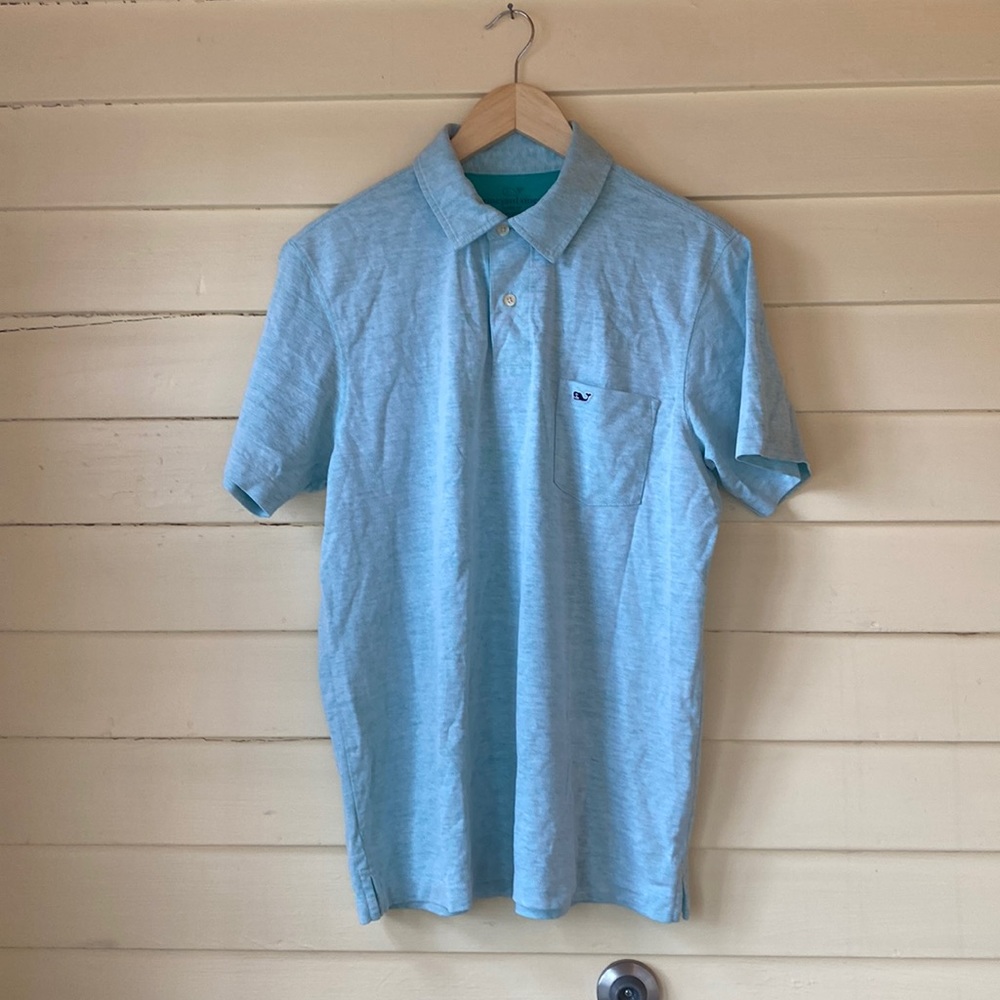 Vineyard Vines green polo